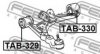 TOYOT 4806829165 Control Arm-/Trailing Arm Bush